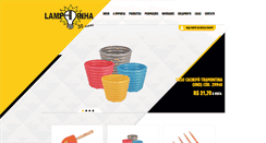 Desktop Screenshot of lampadinha.com.br